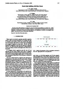 Kondo Spin Splitting with Slave Boson