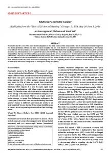 KRAS in Pancreatic Cancer