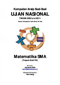 Kumpulan Arsip Soal UN Matematika SMA ... - WordPress.com