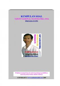 Kumpulan Soal Un Matematika SMA Program IPS(DOWNLOAD)