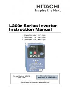 L200-2 Instruction Manual NB675X