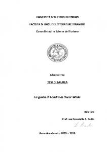 La guida di Londra di Oscar Wilde