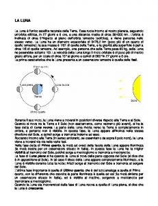 LA LUNA - Circolo Astrofili di Milano