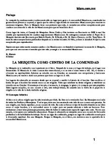 LA MEZQUITA - The Islamic Bulletin