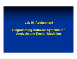 Lab 01 Assignment Diagramming Software Systems for Analysis ...