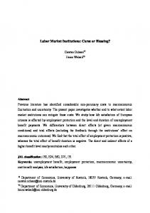 Labor Market Institutions - Semantic Scholar