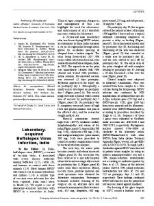 Laboratory- acquired Buffalopox Virus Infection, India - CDC