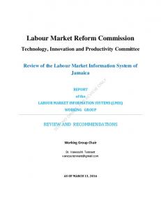 Labour Market Reform Commission