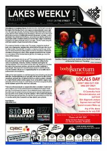 Lakes Weekly Bulletin