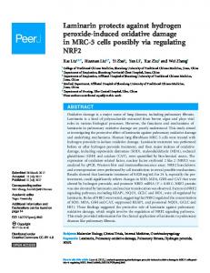 Laminarin protects against hydrogen peroxide ... - Semantic Scholar