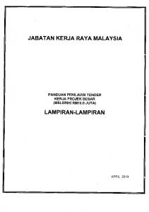 Lampiran - Jabatan Kerja Raya