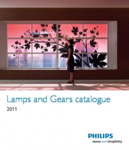 Lamps and Gears catalogue