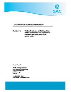 LAND ECONOMY WORKING PAPER SERIES ... - AgEcon Search