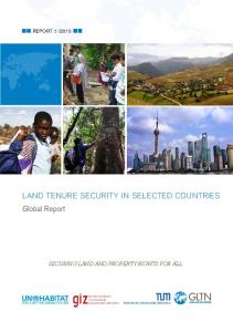 LAND TENURE SECURITY IN SELECTED ...