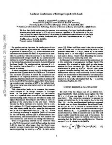 Landauer Conductance of Luttinger Liquids with Leads