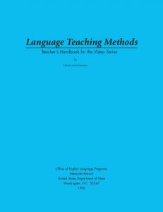 Language Teaching Methods - American English