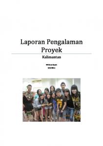 Laporan Pengalaman Proyek - Courseware