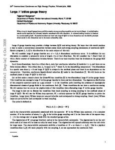 Large N lattice gauge theory