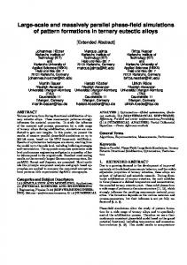 Large-scale and massively parallel phase-field simulations - SC15