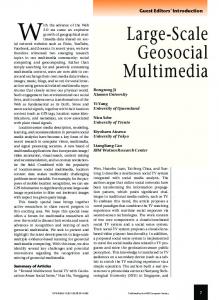 Large-Scale Geosocial Multimedia - IEEE Computer Society