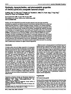 (La,Sr)CoO3 composite nanorod arrays