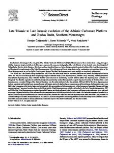 Late Triassic to Late Jurassic evolution of the Adriatic Carbonate ...