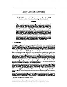 Latent Convolutional Models