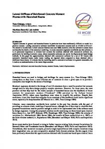 Lateral Stiffness of Reinforced Concrete Moment Frames with ...