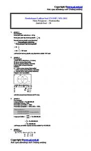 Latihan Soal UN 2012