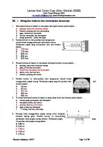 Latihan UAS Fisika 2013 - WordPress.com