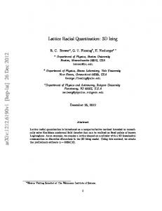 Lattice Radial Quantization: 3D Ising