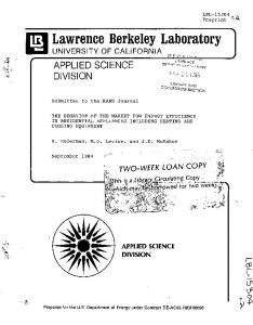 Lawrence Berkeley Laboratory