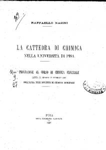 LE EEEEEEEEEI CHIMICA ~ - Sistema bibliotecario di Ateneo