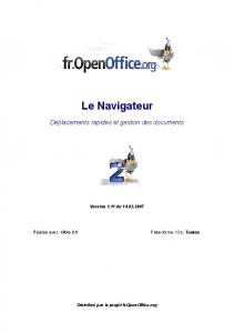 Le Navigateur - OpenOffice.org