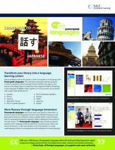 learn how to japanese learn how to japanese - Cengage Learning