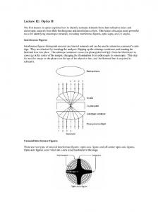 Lecture 12: Optics II