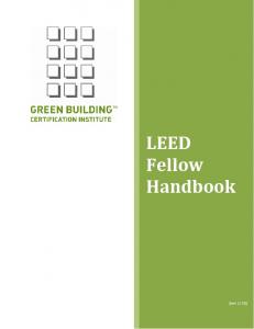 LEED Fellow Handbook