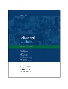 Leisure and Culture - Saskatchewan Parks and Recreation ...