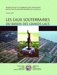 Les eaux souterraines du bassin des Grands Lacs - International ...