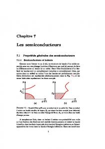 Les semiconducteurs