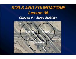 Lesson 06 - Slope Stability