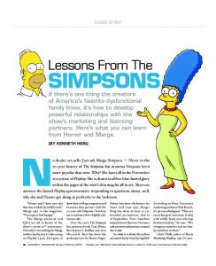 Lessons From The Simpsons