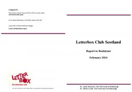 Letterbox Club Scotland