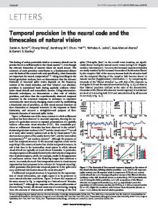 letters - UMD Neurotheory Lab