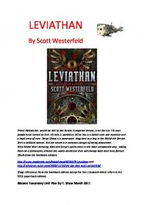 Leviathan Lesson Plan