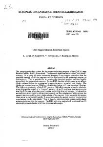 LHC magnet quench protection system