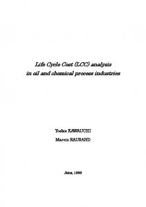 Life Cycle Cost Analysis