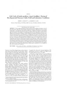 Life Cycle of Ixodes pacificus - BioOne