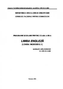 Limba engleza 1_ clasa a III-a