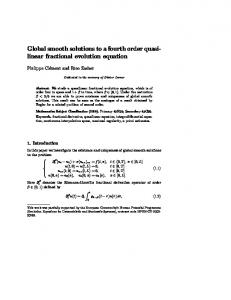 linear fractional evolution equation